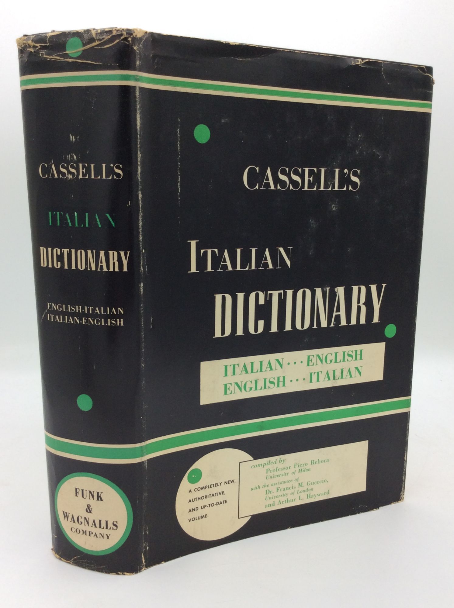 CASSELL'S ITALIAN DICTIONARY: Italian-English, English-Italian
