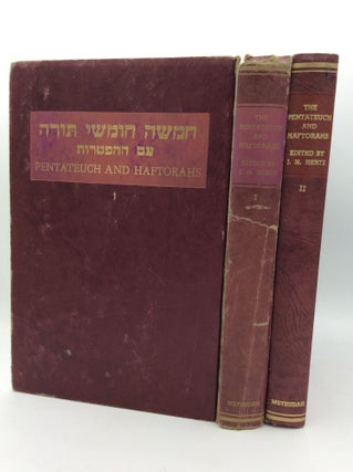 Item #195421 THE PENTATEUCH AND HAFTORAHS: Hebrew Text, English Translation and Commentary,...