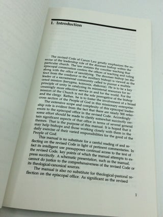 A MANUAL FOR BISHOPS: Rights and Responsibilities of Diocesan Bishops in the Revised Code of Canon Law
