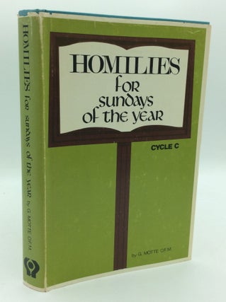 Item #195478 HOMILIES FOR THE LITURGICAL YEAR, Volume C: Covering the Sundays and Feast Days of...