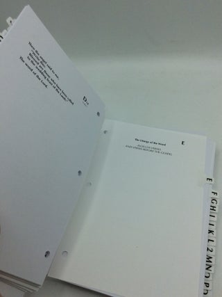 THE ORDER OF CELEBRATING MATRIMONY RITUAL CARDS for Use with TOGETHER FOR LIFE