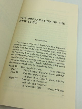 LIGHT FOR MY PATH: The New Code of Canon Law for Religious; Digest - Source Material - Commentary