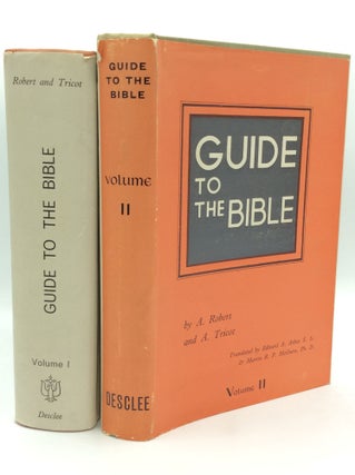 Item #195617 GUIDE TO THE BIBLE: An Introduction to the Study of Holy Scripture, Volumes I-II. A....