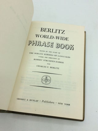 BERLITZ WORLD-WIDE PHRASE BOOK
