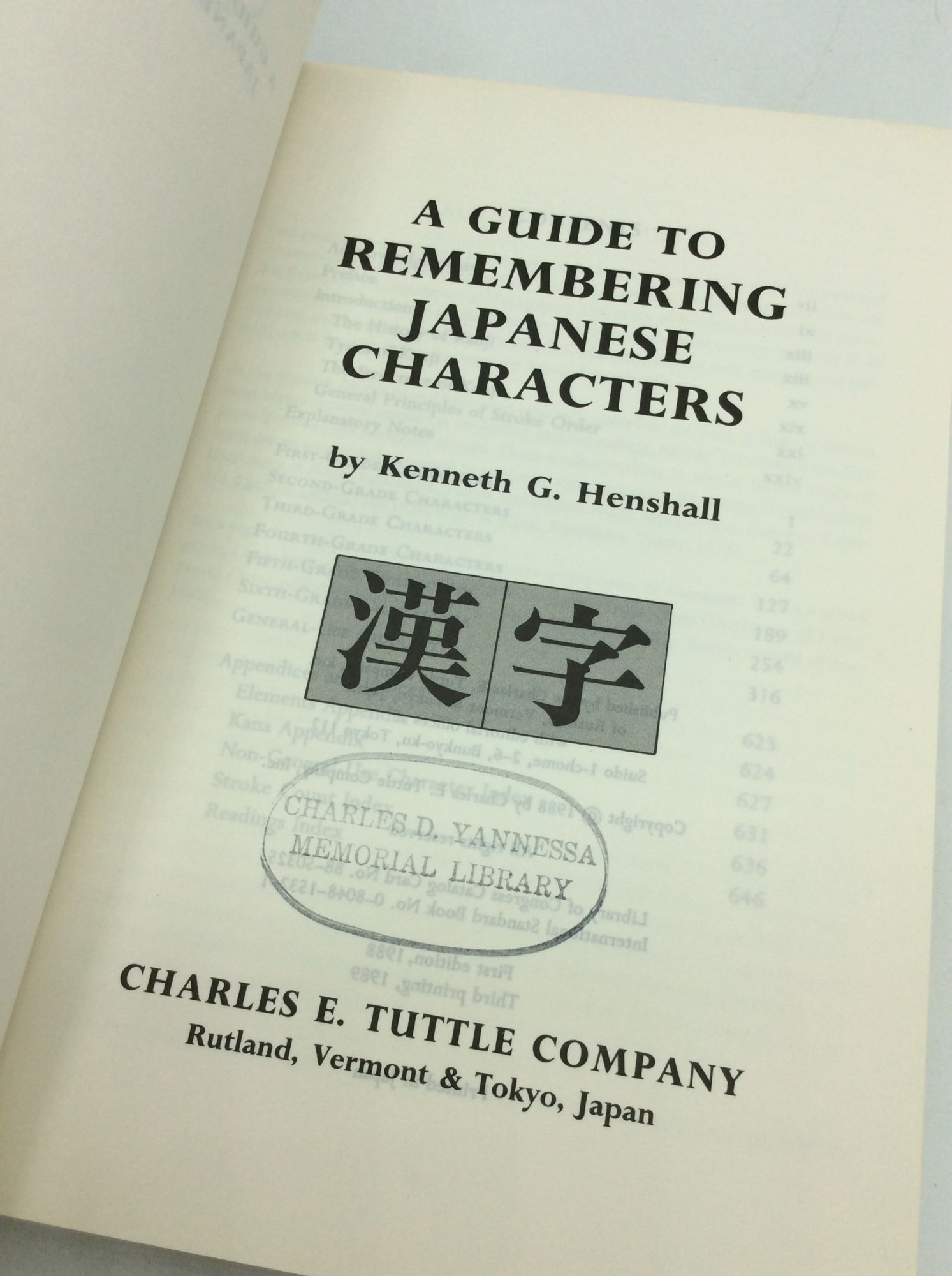 A GUIDE TO REMEMBERING JAPANESE CHARACTERS | Kenneth G. Henshall