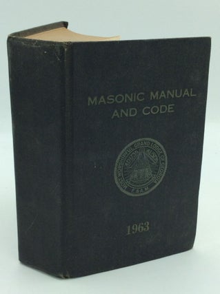 Item #196024 MASONIC MANUAL AND CODE OF THE GRAND LODGE OF GEORGIA, Free and Accepted Masons. H....