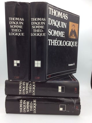 Item #196190 THOMAS D'AQUIN: SOMME THEOLOGIQUE, Tomes 1-4. St. Thomas Aquinas