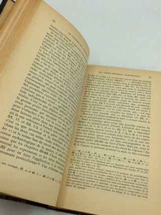 LE CANTIQUE DES CANTIQUES: Etude de Theologie Biblique et Reflexions sur une Methode d'Exegese