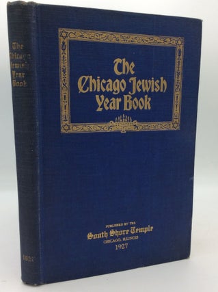Item #196407 THE CHICAGO JEWISH YEAR BOOK 1927