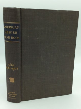 Item #196414 THE AMERICAN JEWISH YEAR BOOK 5662: September 14, 1901, to October 1, 1902. ed Cyrus...