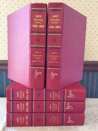 Item #196423 OPERA OMNIA, Volumes I-V. St. Bernardino of Siena, ed Pacifici M. Perantoni
