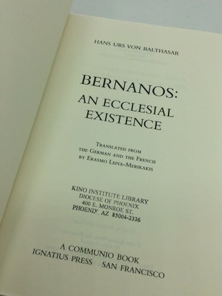 BERNANOS: AN ECCLESIAL EXISTENCE