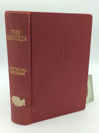 Item #196628 THE RACCOLTA or a Manual of Indulgences: Prayers and Devotions Enriched with...