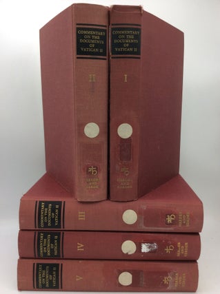 Item #196950 COMMENTARY ON THE DOCUMENTS OF VATICAN II, Volumes I-V. ed Herbert Vorgrimler