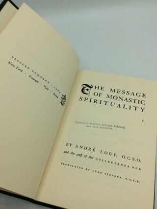 THE MESSAGE OF MONASTIC SPIRITUALITY