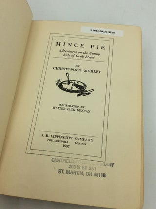MINCE PIE: Adventures on the Sunny Side of Grub Street