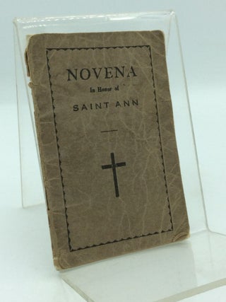 Item #198349 NOVENA AND PRAYERS IN HONOR OF SAINT ANN