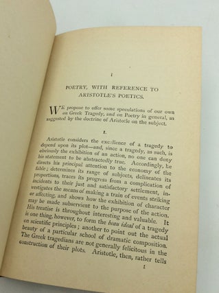 ESSAYS CRITICAL AND HISTORICAL, Volumes I-II