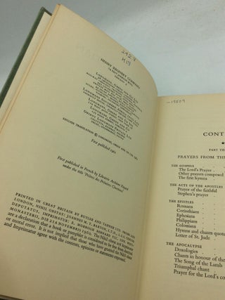 EARLY CHRISTIAN PRAYERS