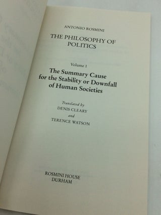 THE SUMMARY CAUSE FOR THE STABILITY OR DOWNFALL OF HUMAN SOCIETIES