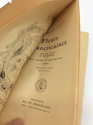 FLEURS FRANCISCAINES: Vies des Saints et Bienheureux des Trois Ordres de Saint-Francois, Volumes I-III