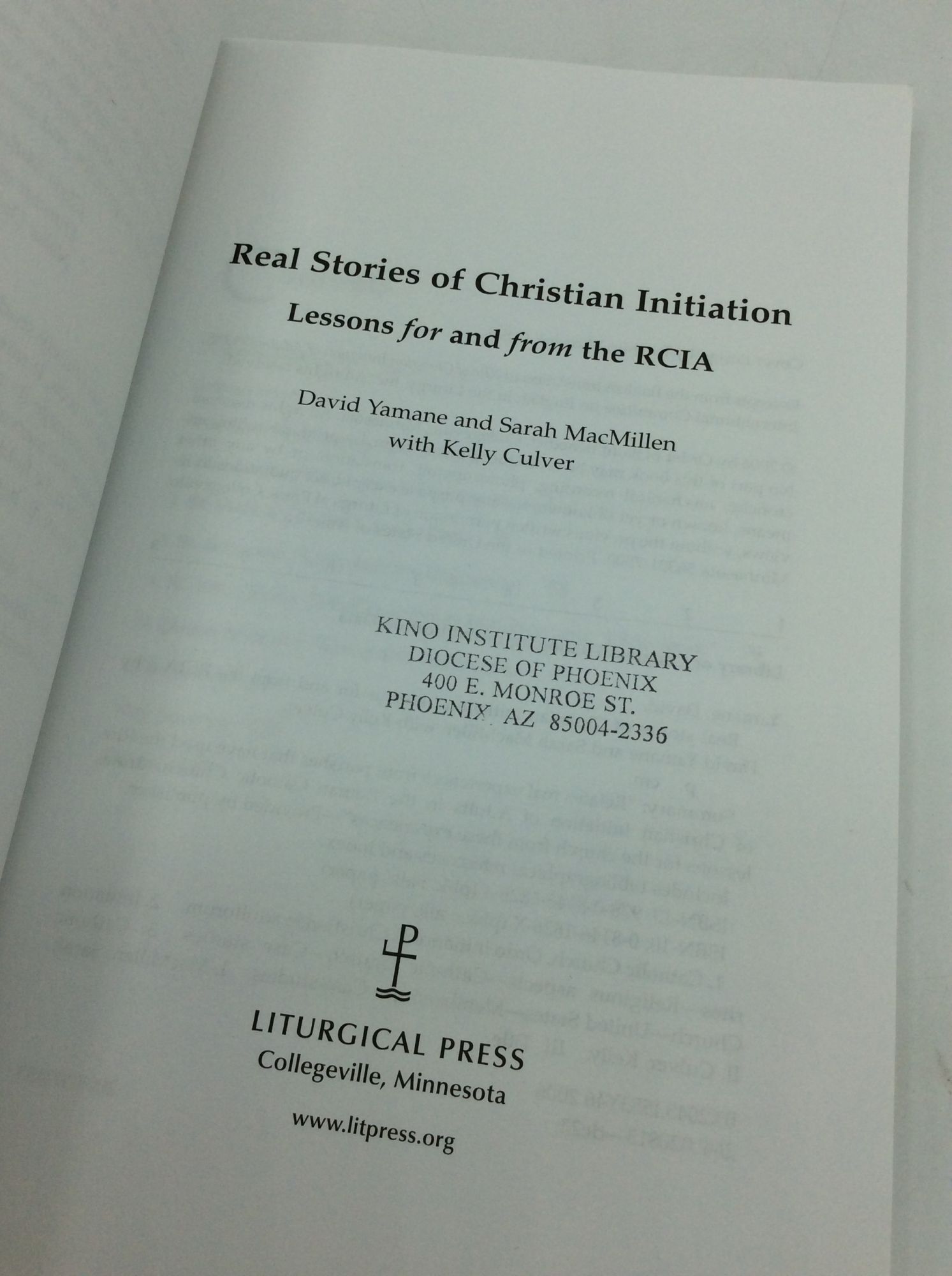 REAL STORIES OF CHRISTIAN INITIATION: Lessons for and from the RCIA ...