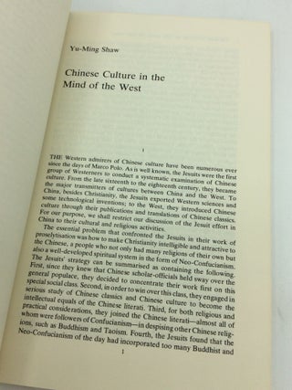 CHINA AS A CHALLENGE TO THE CHURCH