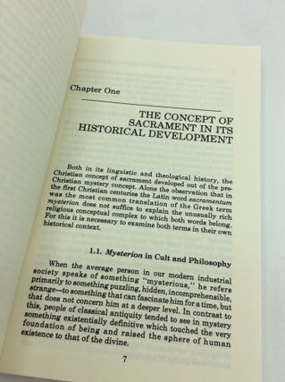 AN INTRODUCTION TO CATHOLIC SACRAMENTAL THEOLOGY