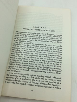 CHRIST ACTS THROUGH THE SACRAMENTS