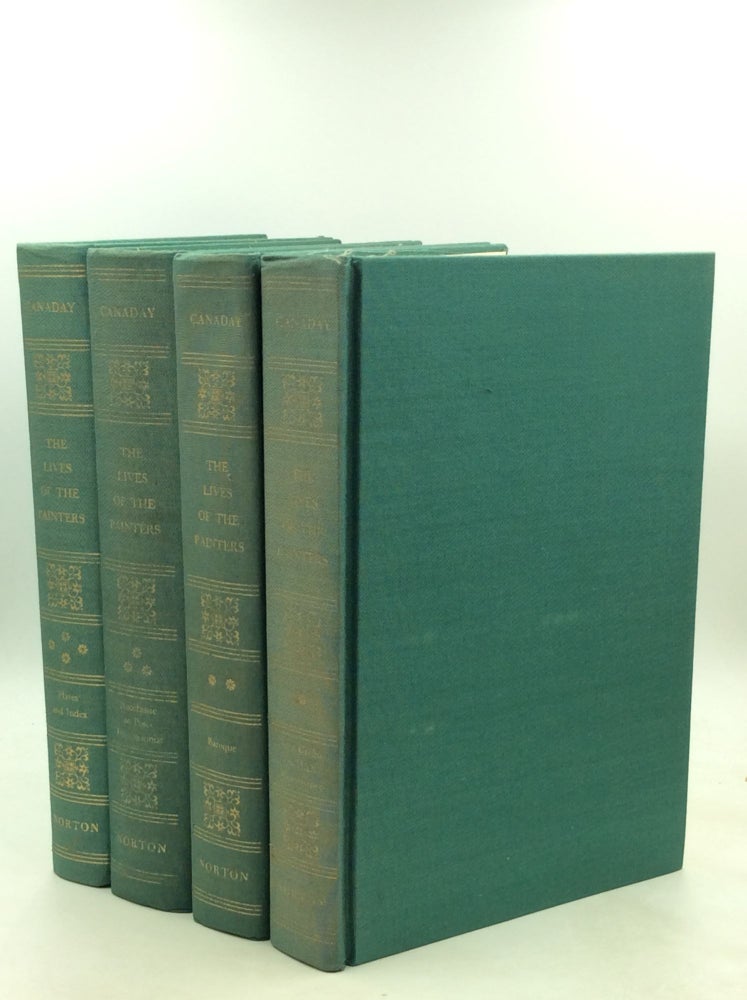 Item #200855 THE LIVES OF THE PAINTERS, Volumes I-IV. John Canaday.