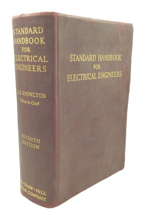 Item #201318 STANDARD HANDBOOK FOR ELECTRICAL ENGINEERS Prepared by a Staff of Specialists. ed...