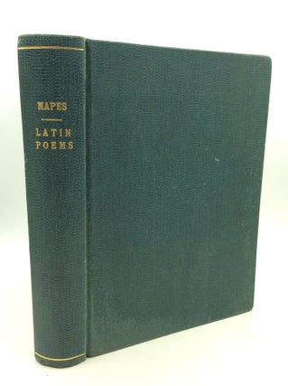 Item #202089 THE LATIN POEMS COMMONLY ATTRIBUTED TO WALTER MAPES. ed Thomas Wright