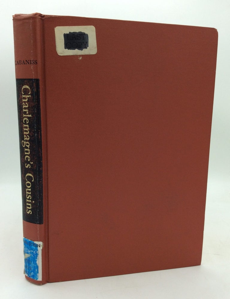 Item #202202 CHARLEMAGNE'S COUSINS: Contemporary Lives of Adalard and Wala. tr Allen Cabaniss.