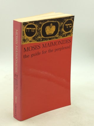 Item #202223 THE GUIDE FOR THE PERPLEXED. Moses Maimonides, tr M. Friedlander