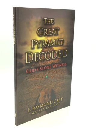 Item #202579 THE GREAT PYRAMID DECODED. A. I. A E. Raymond Capt M. A., F. S. A. Scot