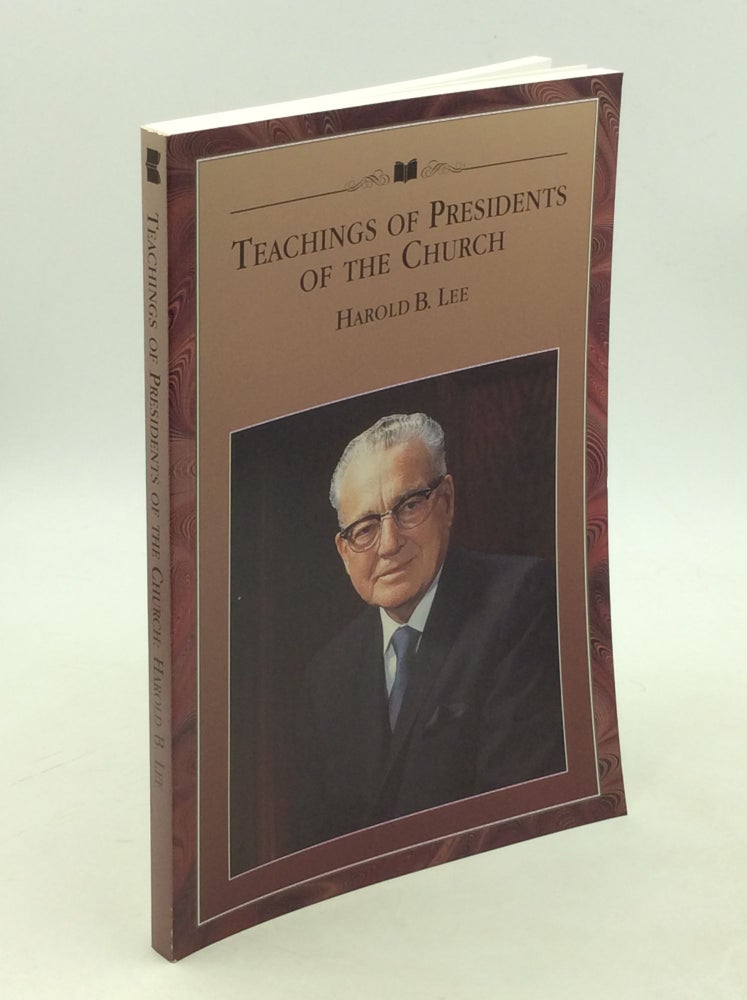 Item #203381 TEACHINGS OF THE PRESIDENTS OF THE CHURCH: Harold B. Lee