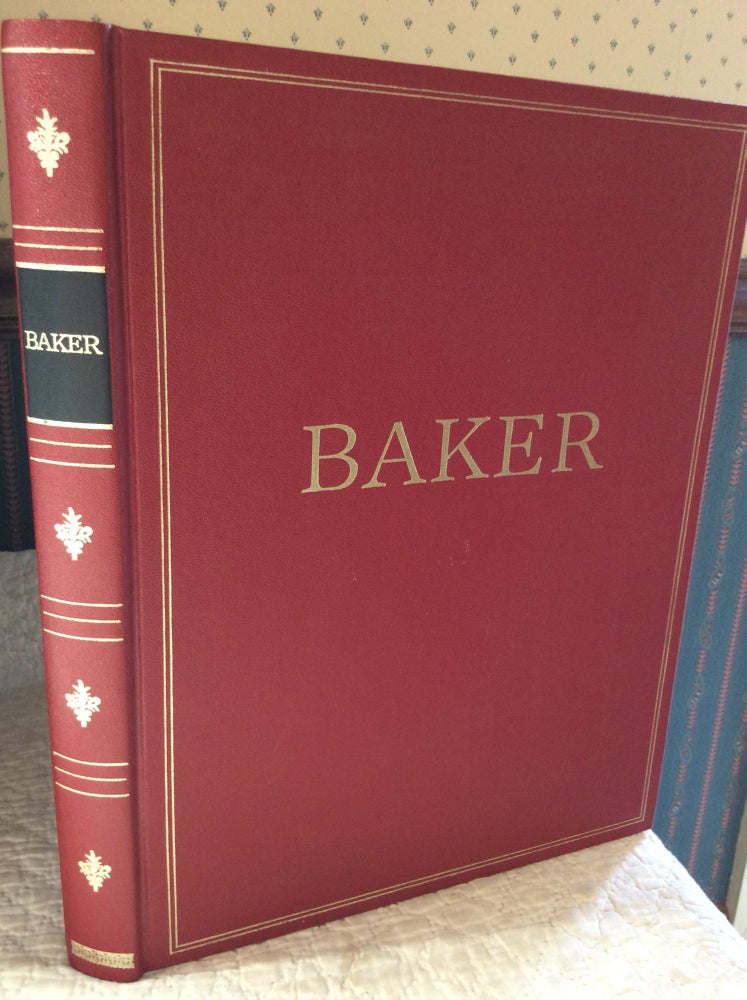 Item #203967 THE BAKER BOOK: A Compilation of the Unique and Authentic European English and Far East Designs that Comprise the Baker Collections