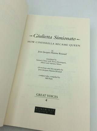 GIULIETTA SIMIONATO: How Cinderella Became Queen