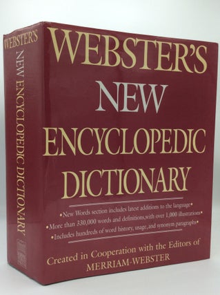 Item #204443 WEBSTER'S NEW ENCYCLOPEDIC DICTIONARY. of Merriam-Webster