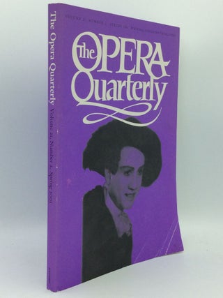 Item #204445 THE OPERA QUARTERLY Volume 21 Number 2 Spring 2005