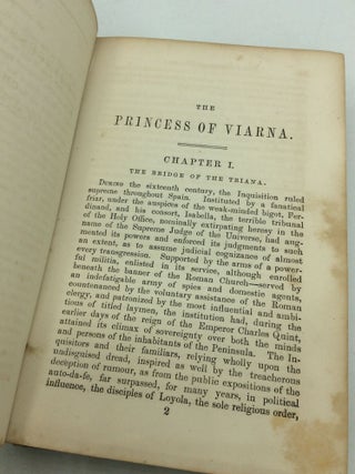 THE PRINCESS OF VIARNA: Or, the Spanish Inquisition, In the Reign of the Emperor Charles the Fifth