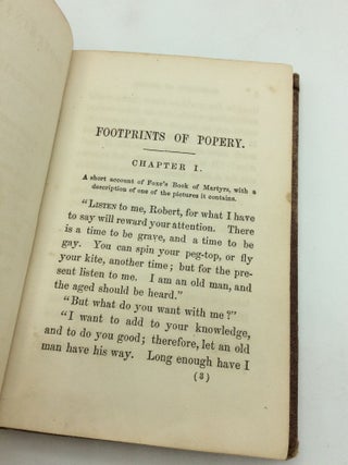FOOTPRINTS OF POPERY Or Places Where Martyrs Have Suffered