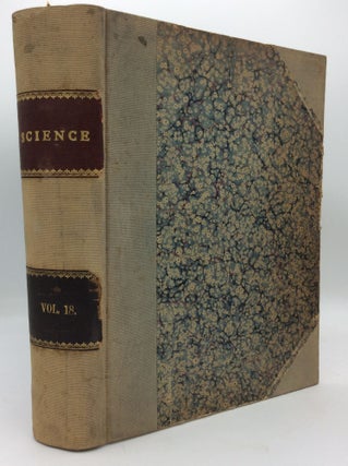 Item #205793 SCIENCE. New Series. Volume XVIII, July-December, 1903