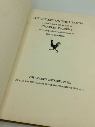 THE CRICKET ON THE HEARTH: A Fairy Tale of Home