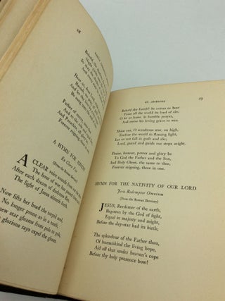 EARLY CHRISTIAN HYMNS: Translations of the Verses of the Most Notable Latin Writers of the Early and Middle Ages