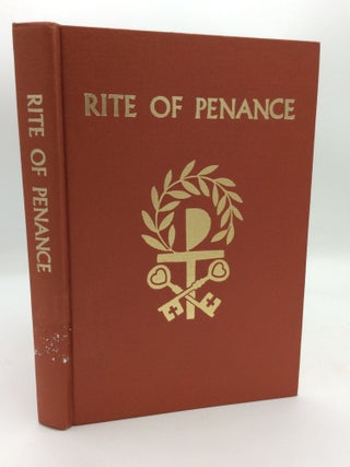 Item #207212 THE RITE OF PENANCE Approved for Use in the Dioceses of the United States of America...