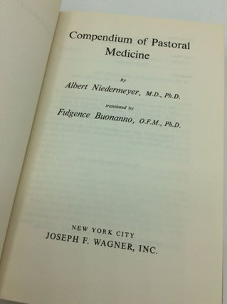 COMPENDIUM OF PASTORAL MEDICINE