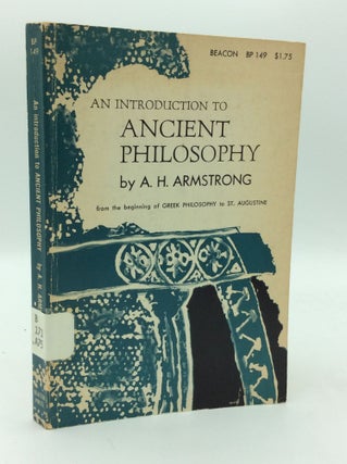 Item #207713 AN INTRODUCTION TO ANCIENT PHILOSOPHY. A H. Armstrong