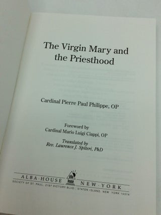 THE VIRGIN MARY AND THE PRIESTHOOD