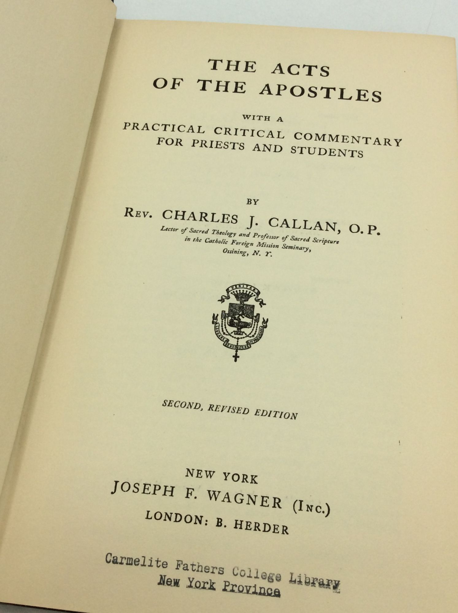 THE ACTS OF THE APOSTLES With a Practical Critical Commentary for ...